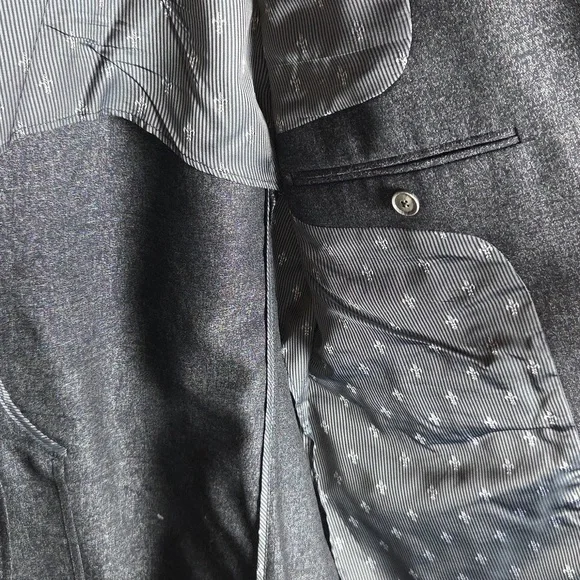 John Varvatos Men's Gray Blazer